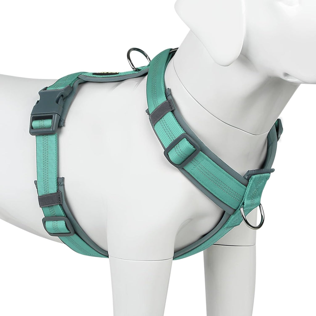 Plutus Pet No Pull Dog Harness, Adjustable Nylon Harness with Soft Padding, Reflective and Heavy Duty Dog Harness for Small, Medium, Large Dogs(Hot Pink, M) - Image 15