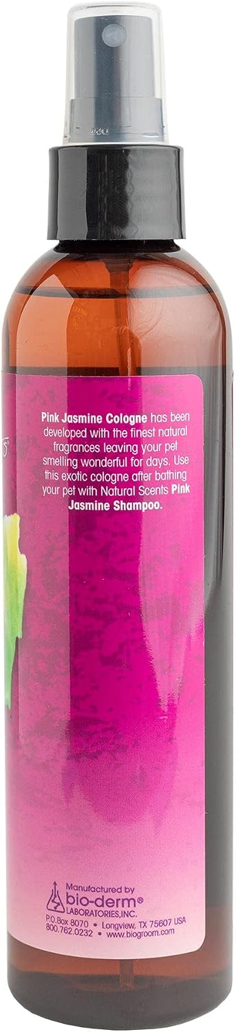Bio-Groom Natural Scents premium imported pet fragrance packaging details and instructions.