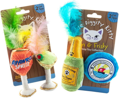 Haute Diggity Kitty Cowgirl Set, Plush Cat Toys Catnip Filled with Interactive Crackle Sound, Safe & Durable Toys for Cat & Kitten, 2 Pcs - Image 13