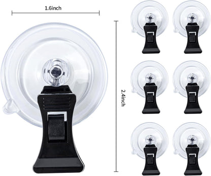 SLSON six pack black fish feeding tools underwater view for aquarium grazing.
