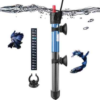 Hitop aquarium heater and thermometer sticker set