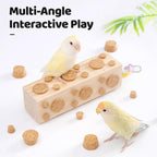 Packaging contents of Jons Nty bird toy including extra large and small corks