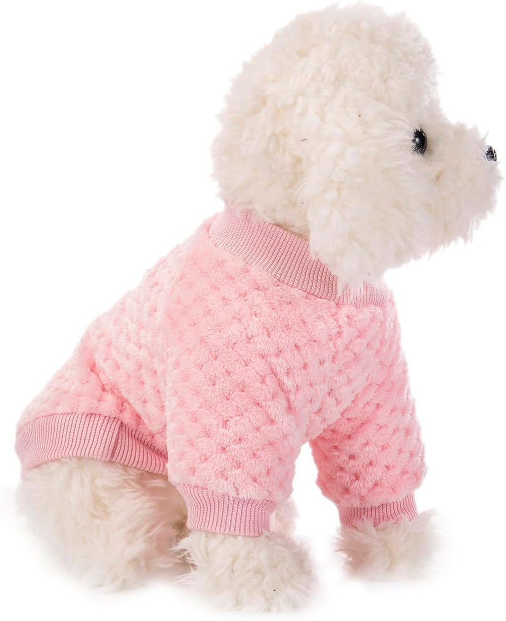 Three pieces of POMIU colorful dog shirts for small breeds and puppies.