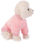 Three pieces of POMIU colorful dog shirts for small breeds and puppies.