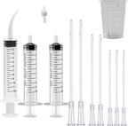 Baby Bird Feeding Syringe Set, Pet Parrot Milk Feeding Syringe with Tubes, Parrot Feeding Tubes Measuring Tools for Feeding Pets Scientific Industrial Labs... (10ml+10ml+20ml+60ml) - Image 8