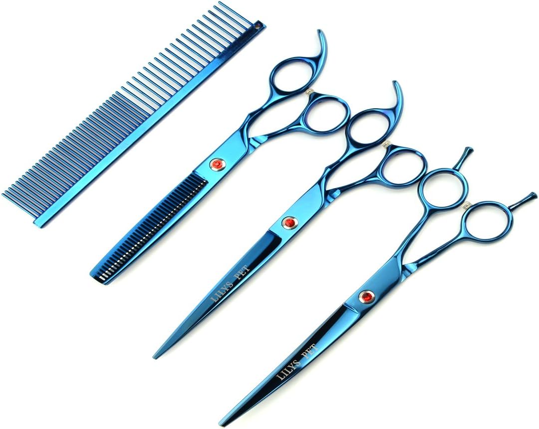 Lilys Pet 8 inch straight cutting shear close up