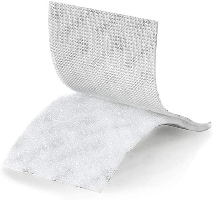 Authentic USA imported VELCRO Brand industrial strips showing a ten pound weight holding demonstration.