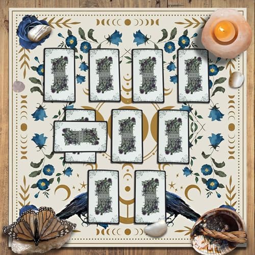 Top view of 29.5 inch square Knana altar cloth