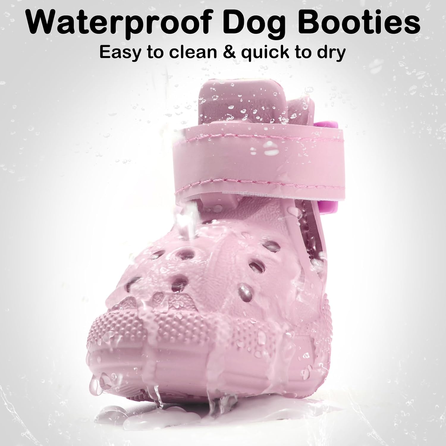 Close up of non-slip rubber sole on Ugrasea dog shoes