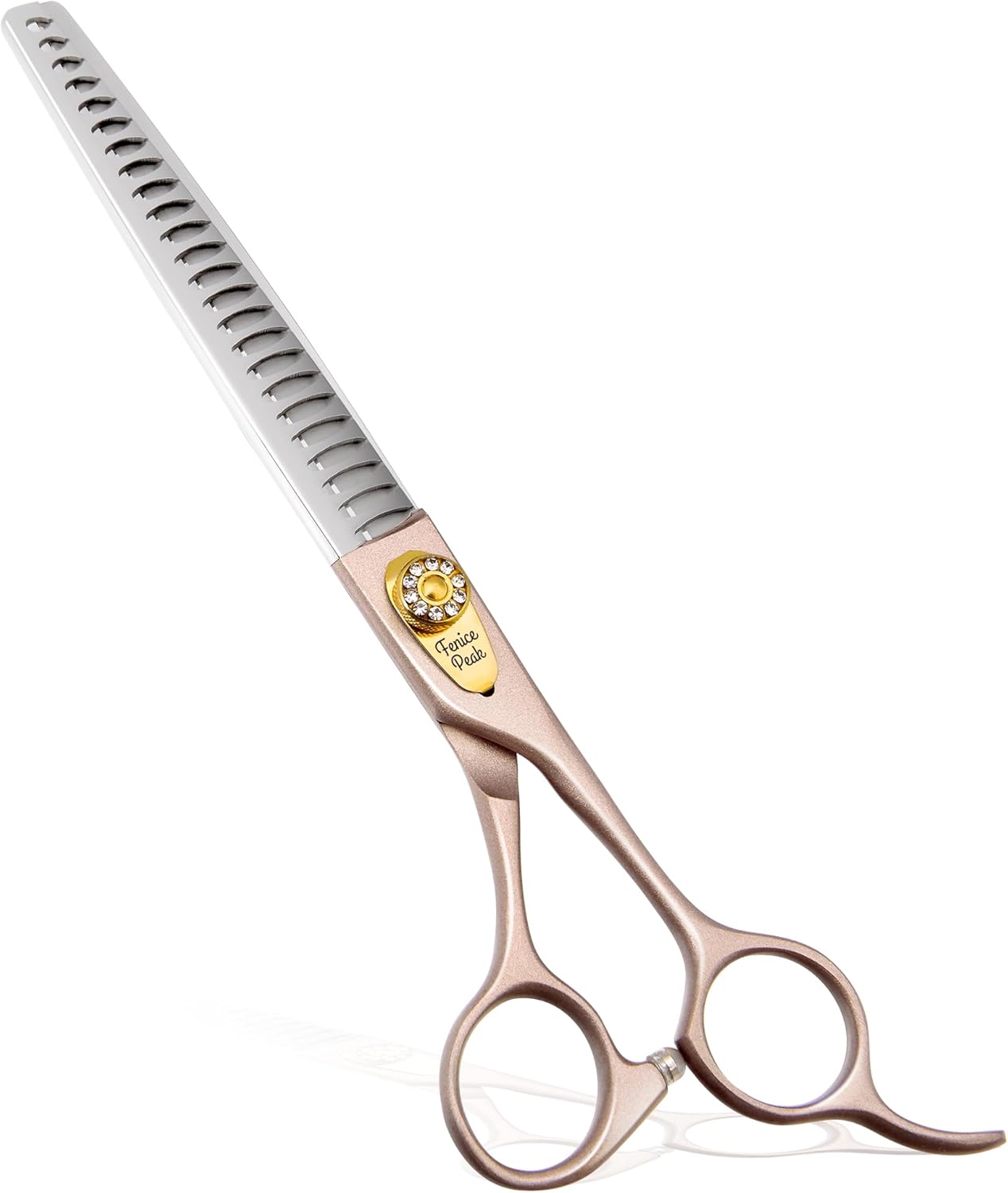 Professional Curved Dog Grooming Scissors 7'' Rose Gold 440C Stainless Steel Pet Cutting Shears Safety Trimming Shearing for Dogs Cats - Image 10