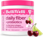 Belli Welli Fiber Supplement Powder with Prebiotics for Digestive Health and GLP-1 Support, Soluble Fiber for Gut Health & Debloat, Keto, Gluten Free, 16 Servings (1 Pack) Strawberry Lemonade - Image 12