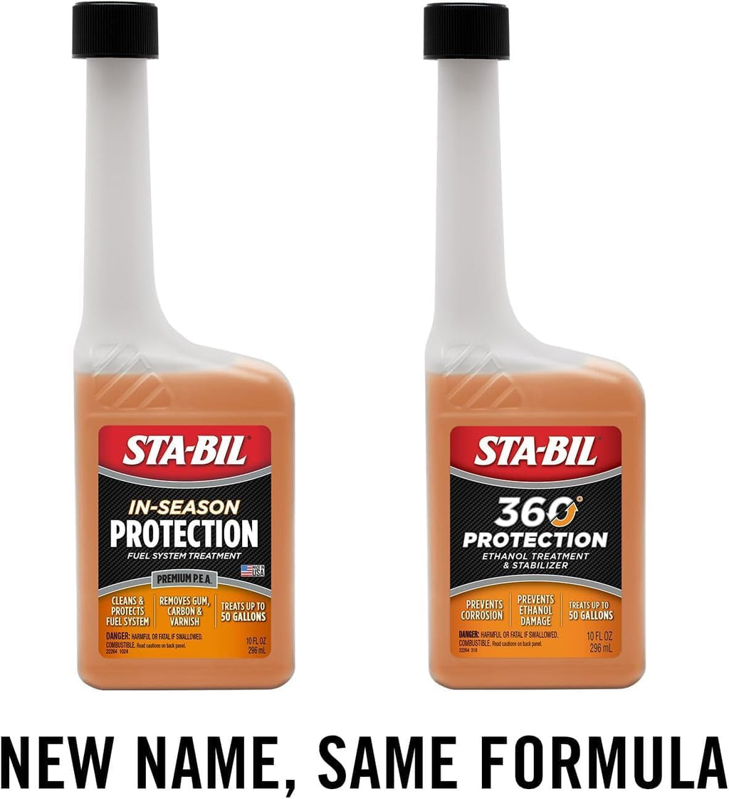 STA-BIL In-Season Protection Fuel System Treatment, 10 oz - Treats 50 Gallons - Fuel System Cleaner & Injector Cleaner, Improves MPG & Engine Performance, Prevents Corrosion & Ethanol Damage - Image 8