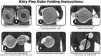 Kitty City pet play cube in a living room setting