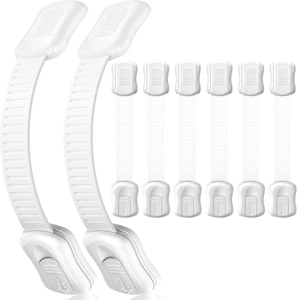 Syican 8-pack baby proofing cabinet locks front view