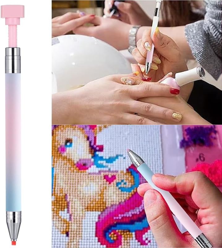 Ergonomic diamond painting tool by Pinkluce in hand