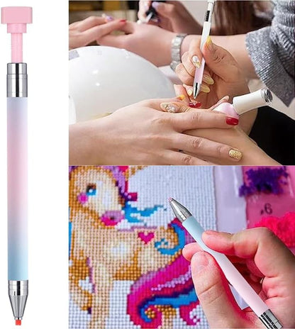 Ergonomic diamond painting tool by Pinkluce in hand