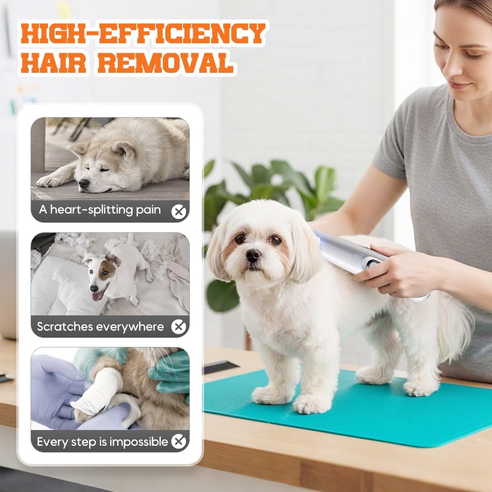 Waterproof cordless dog paw trimmer being washed under running kitchen tap water