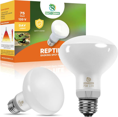 Infrared Reptile Heat Lamp Bulbs,2 PCS 50W Reptiles & Amphibians Infrared Basking Spot Lamp Bulb, Red Heat Emitter Light for Chickens Coop - Image 11