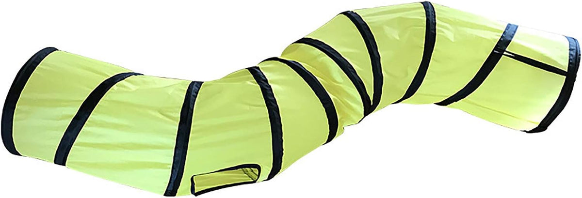 iCAGY Cat Tunnel for Indoor Cats Interactive, Rabbit Tunnel Toys, Pet Toys Play Tunnels for Cats Kittens Rabbits Puppies Crinkle Pop Up Rainbow 47" Shape S - Image 13