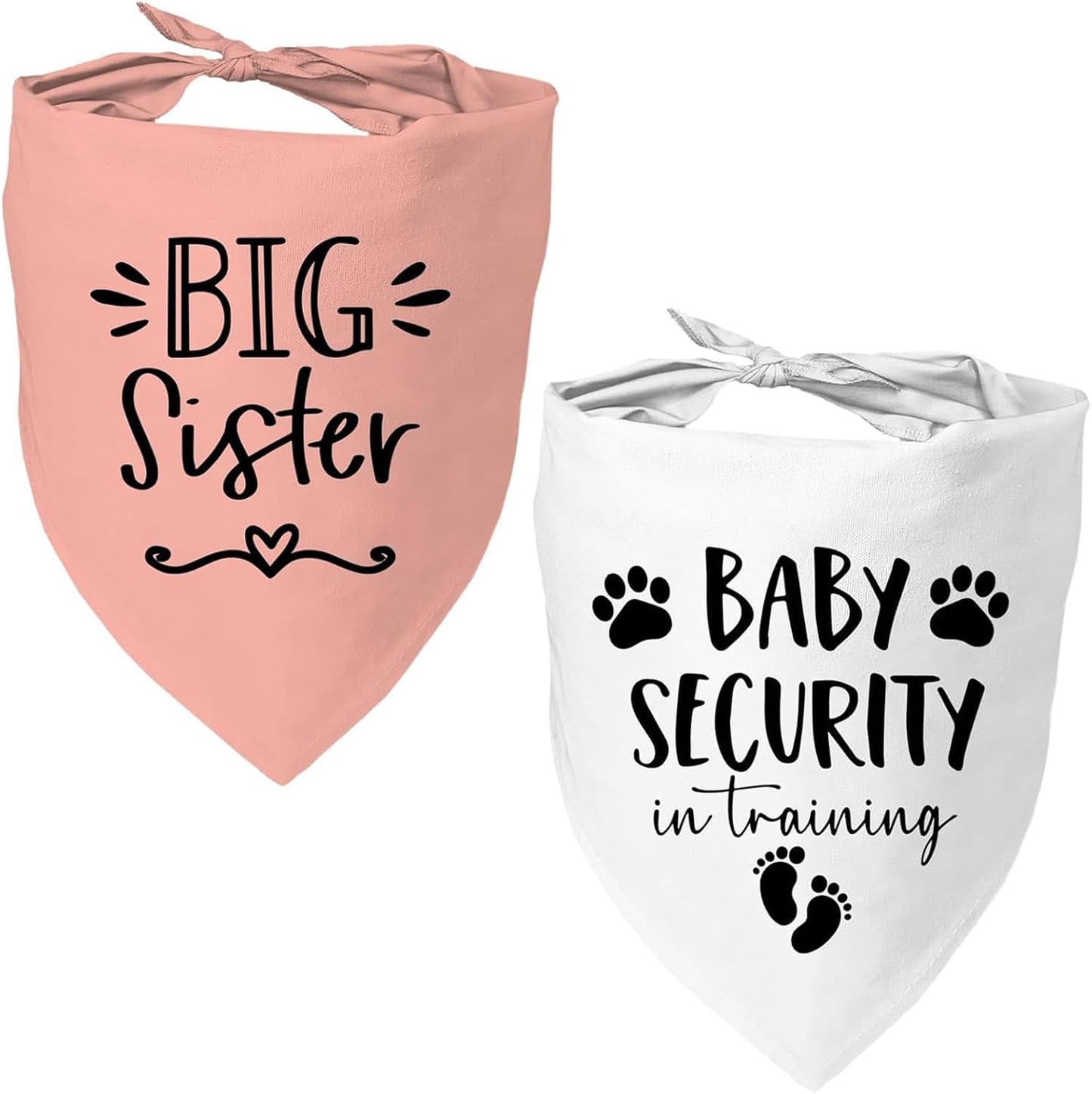 2 Pack Dog Bandanas for Pregnancy Announcement, Cute Adjustable Pet Bandana Scarf for Small Medium Large Dogs, Gender Reveal Puppy Accessories, Soft Breathable Fabric for Puppy Cats - Image 9