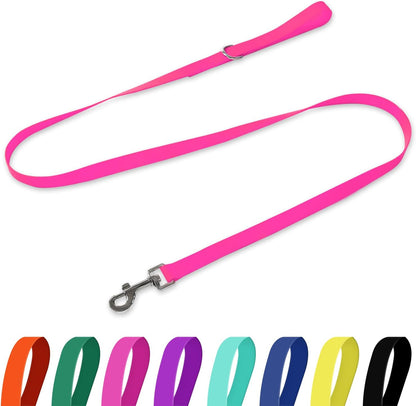 Waterproof Dog Leash, 5/6 FT Durable Odor-Proof Dog Leashes with Strong Metal Hooks Fits Small Medium or Large Dogs (Blue, 6FT - 1 inch Width) - Image 13