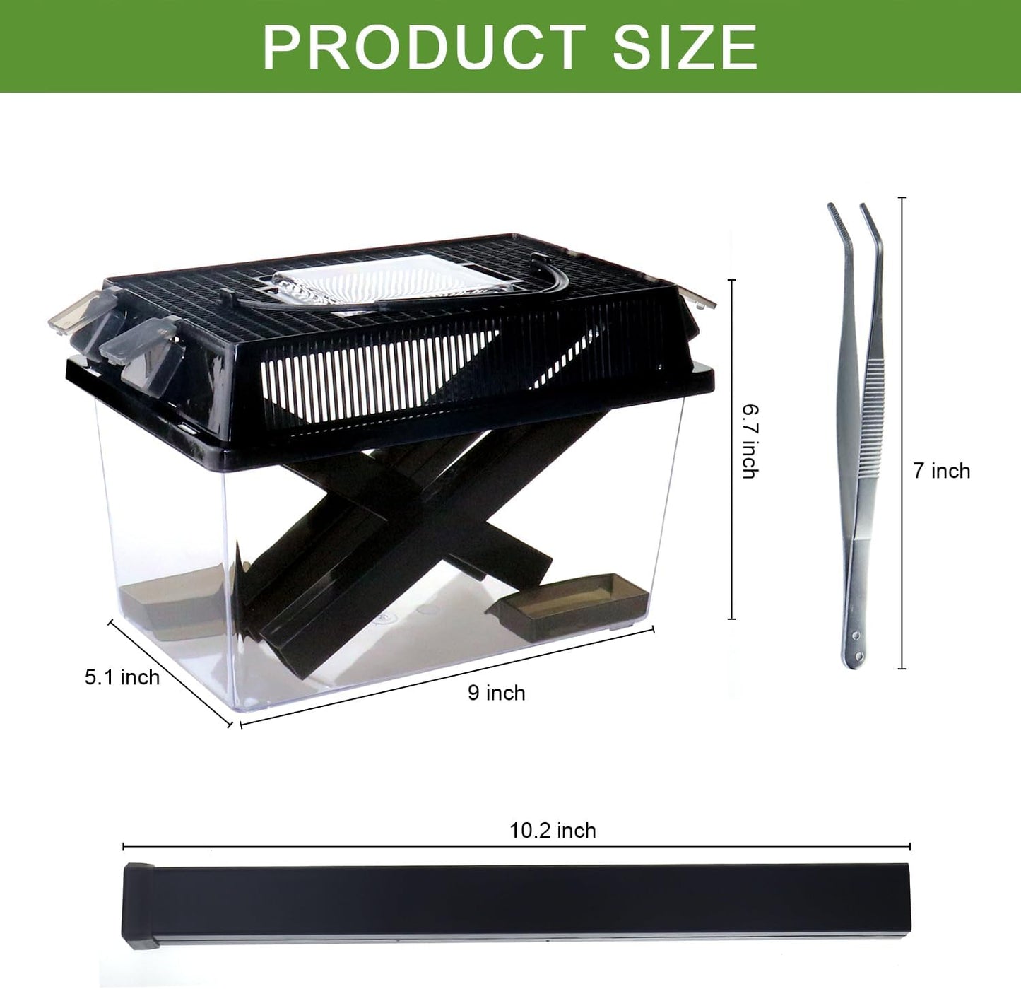 Naneezoo cricket keeper set including feeding accessories