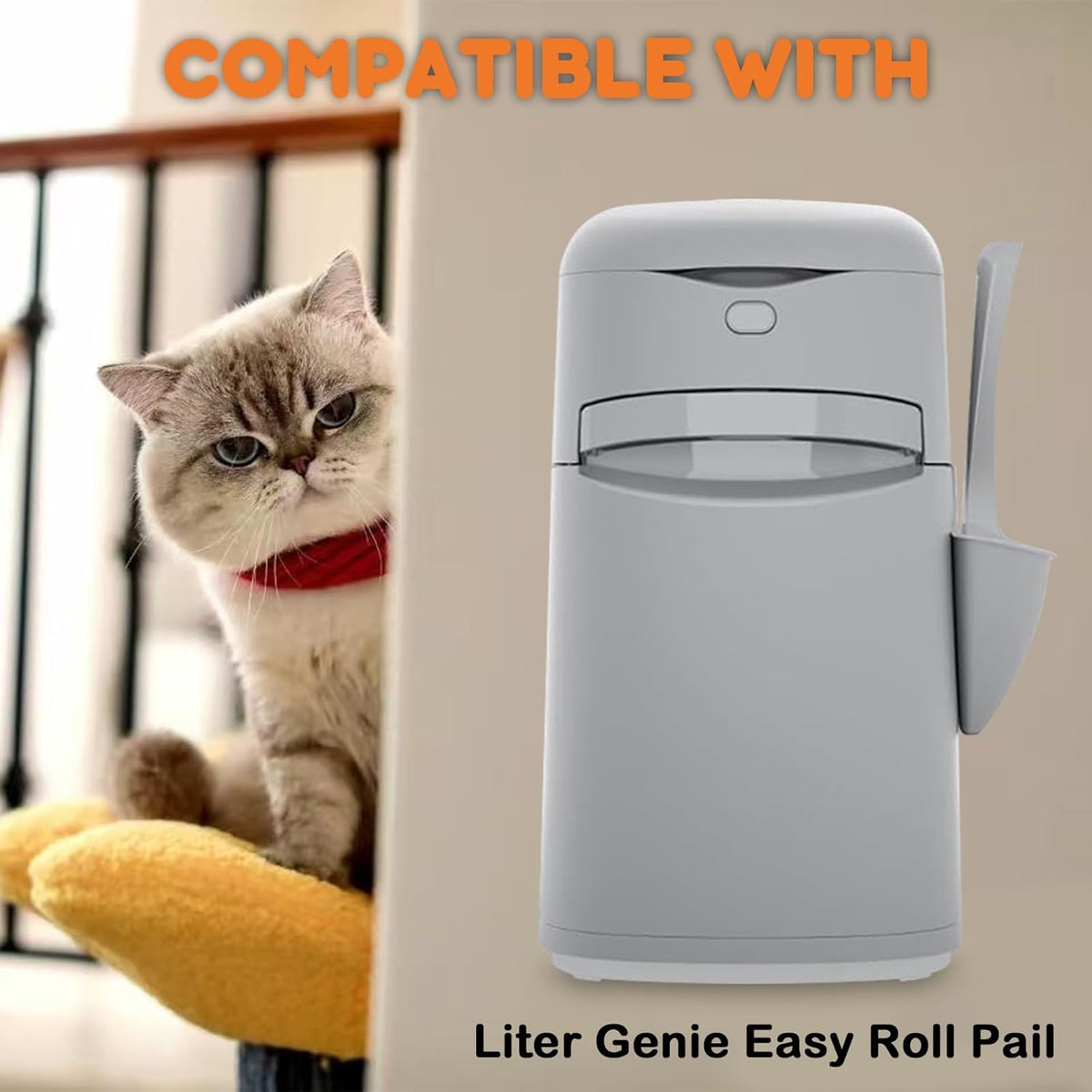 Demonstration of the pre perforated edge for easy tearing of the pet waste bags.