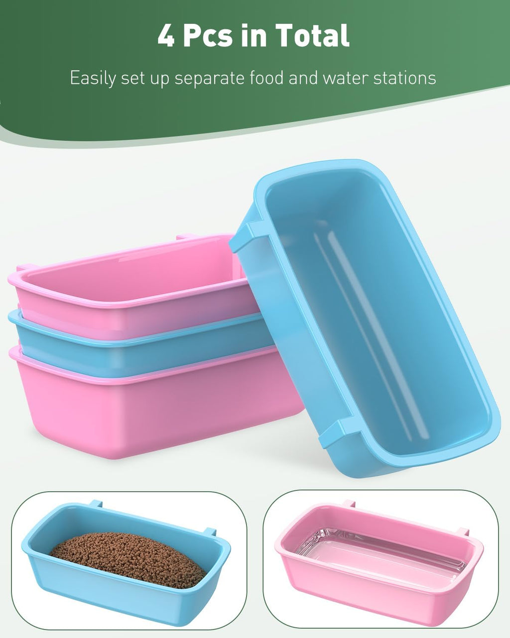Ten ounce capacity small pet feeding dish close-up