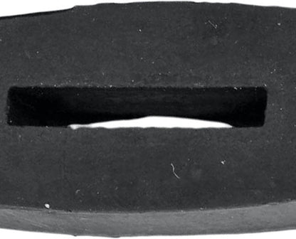 Durable Shires rubber equestrian rein stops showing central installation slot