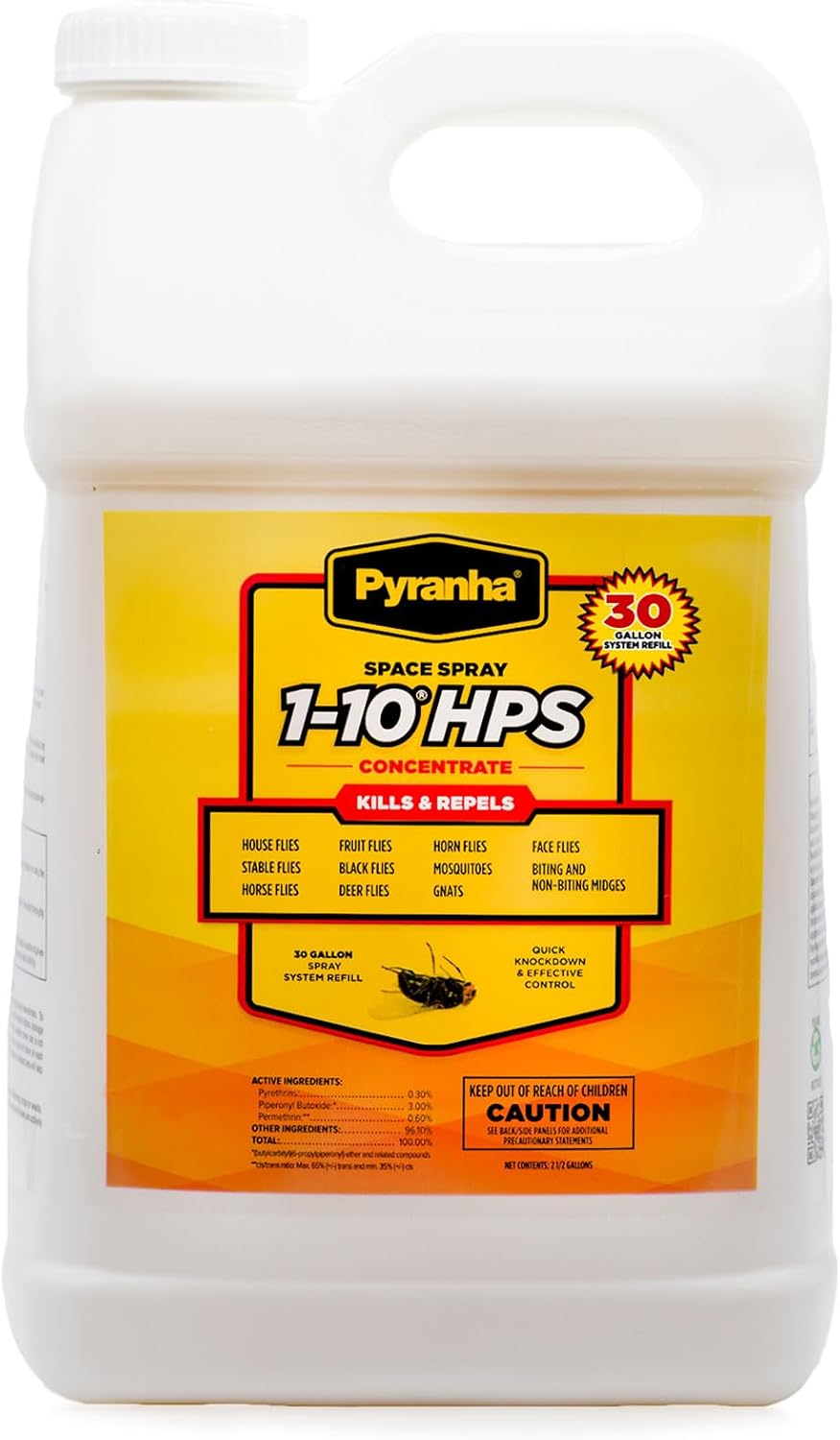 Pyranha 1-10 HPS Insecticide Concentrate Refill 2.5 Gallon front view bottle
