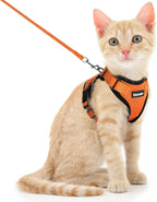 Dooradar Cat Harness and Leash Set, Escape Proof Safe Adjustable Kitten Vest Harnesses for Walking, Easy Control Soft Breathable Mesh Jacket with Reflective Strips for Cats, Pink, Xs - Image 12
