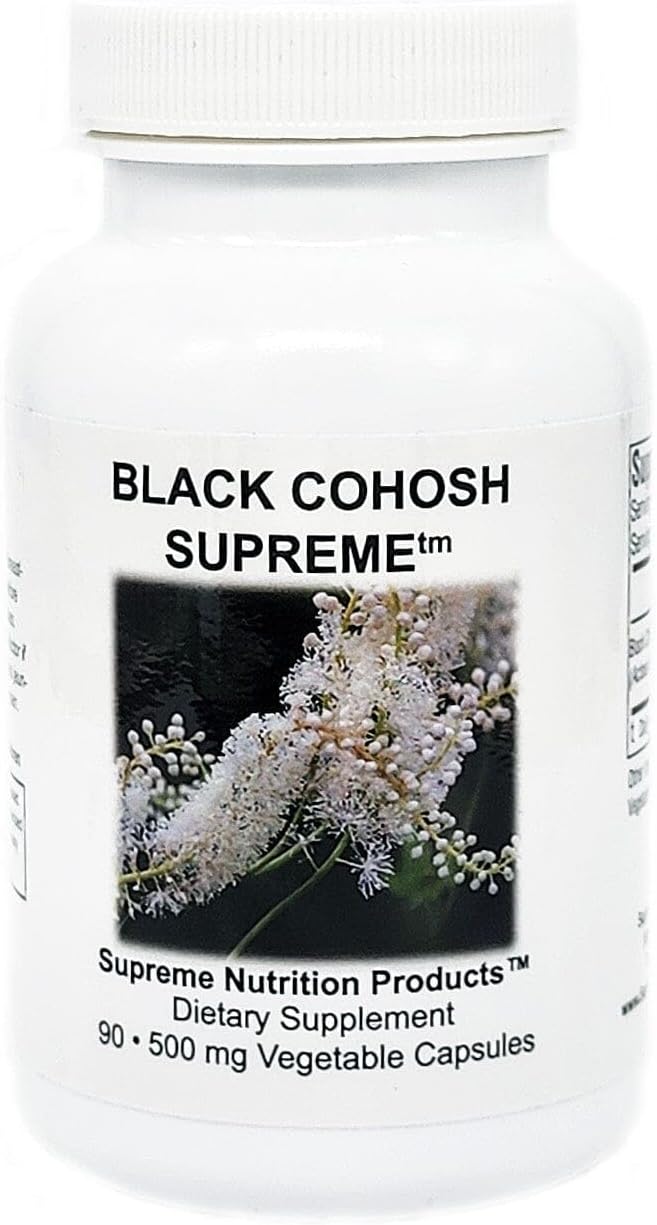 Supreme Nutrition Black Cohosh Supreme 90 capsules front view