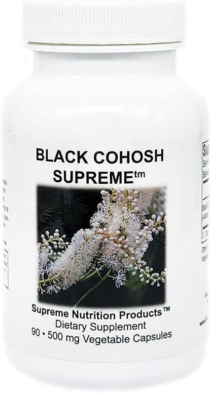 Supreme Nutrition Black Cohosh Supreme 90 capsules front view