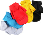 Side profile of the comfortable armhole design on the imported winter dog apparel.