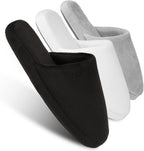 Tlizzz7 3 pair luxury spa slippers front view for house guests