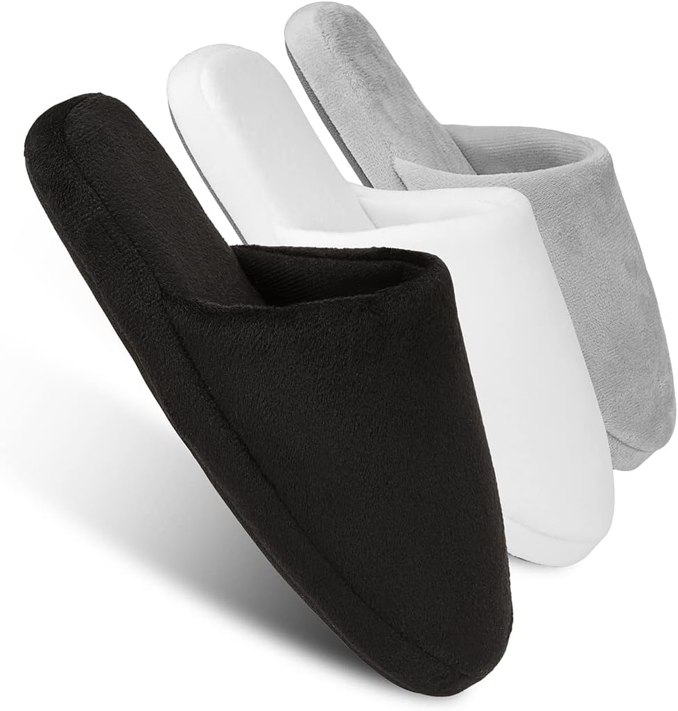 Tlizzz7 luxury spa slippers front view set of three