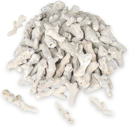 Jtuxcke crushed coral freshwater aquarium filter media 500g front view packaging