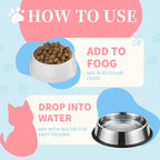 Morvequa liquid cat dewormer being prepared with a one milliliter clear dropper