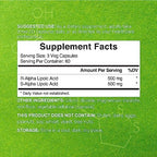 Authentic USA imported Deal Supplement Alpha Lipoic Acid packaging design.