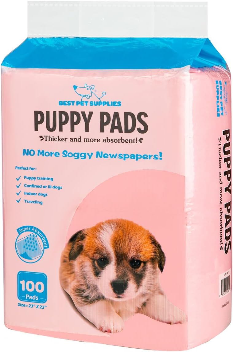 Best Pet Supplies XL (36 x 28 Inches) Puppy Pads 100 Count - Super Absorbent Dog Training Pads, Quick-Dry, Odor Control, Disposable Pee Pads, Leak-Proof Wee Wee Pads for Indoor Dogs - Baby Blue - Image 11