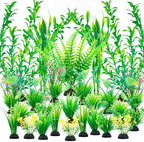 Ameliade artificial fish tank green foliage accessories for betta and goldfish