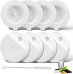 Baofum gravity pet water fountain filters front view showing the circular design and filtration mesh