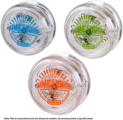 Duncan Limelight yo-yo spinning with active LED lights