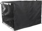 Dog Crate Cover 36 inch - Double Door, Dog Kennel Indoor, Waterproof Dog Kennel Cover with Air Vent Window, for Indoor/Outdoor Most Wire Dog Crate(Black) - Image 9