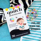 Quitch travel friendly non medicated anti itch patches pouch