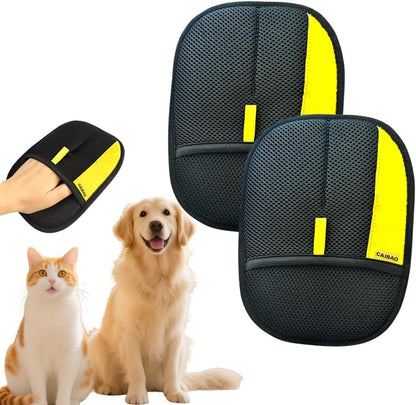 Electrostatic Pet Hair Removal Gloves: Quick Wiping - Reusable & Washable for Sofa Clothing Pet Beds Effortless Cats & Dogs Hair Remover for Busy Pet Owners (1pcs-Black) - Image 10