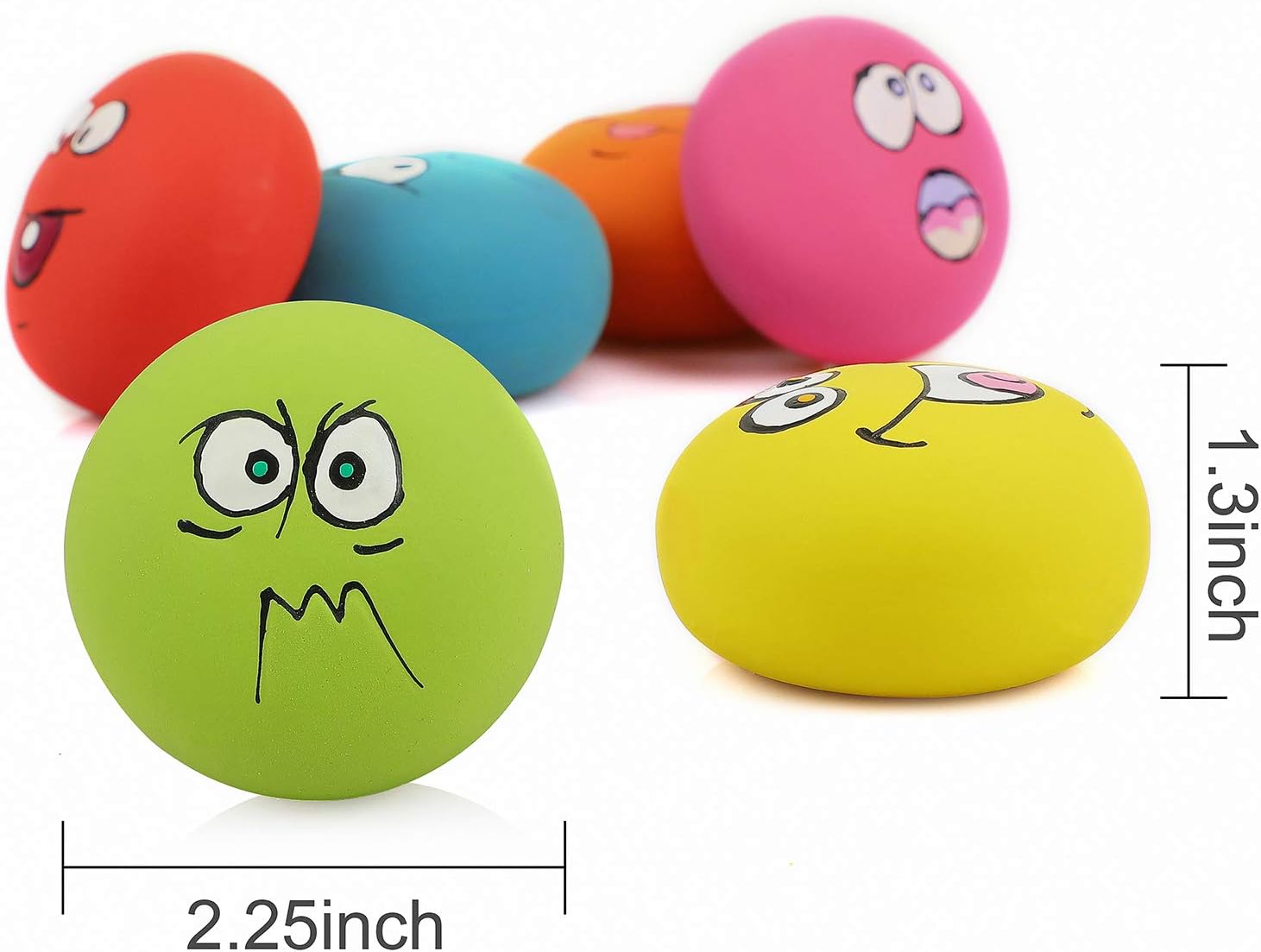 Lightweight HDSX squeaky dog toys designed for small pets under eleven kilograms