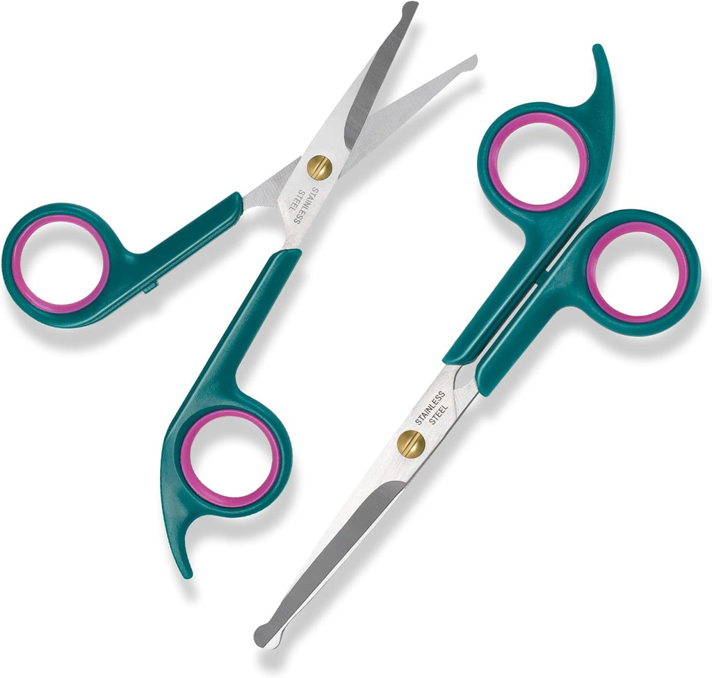 Pets First professional grooming scissors set of 2 front view