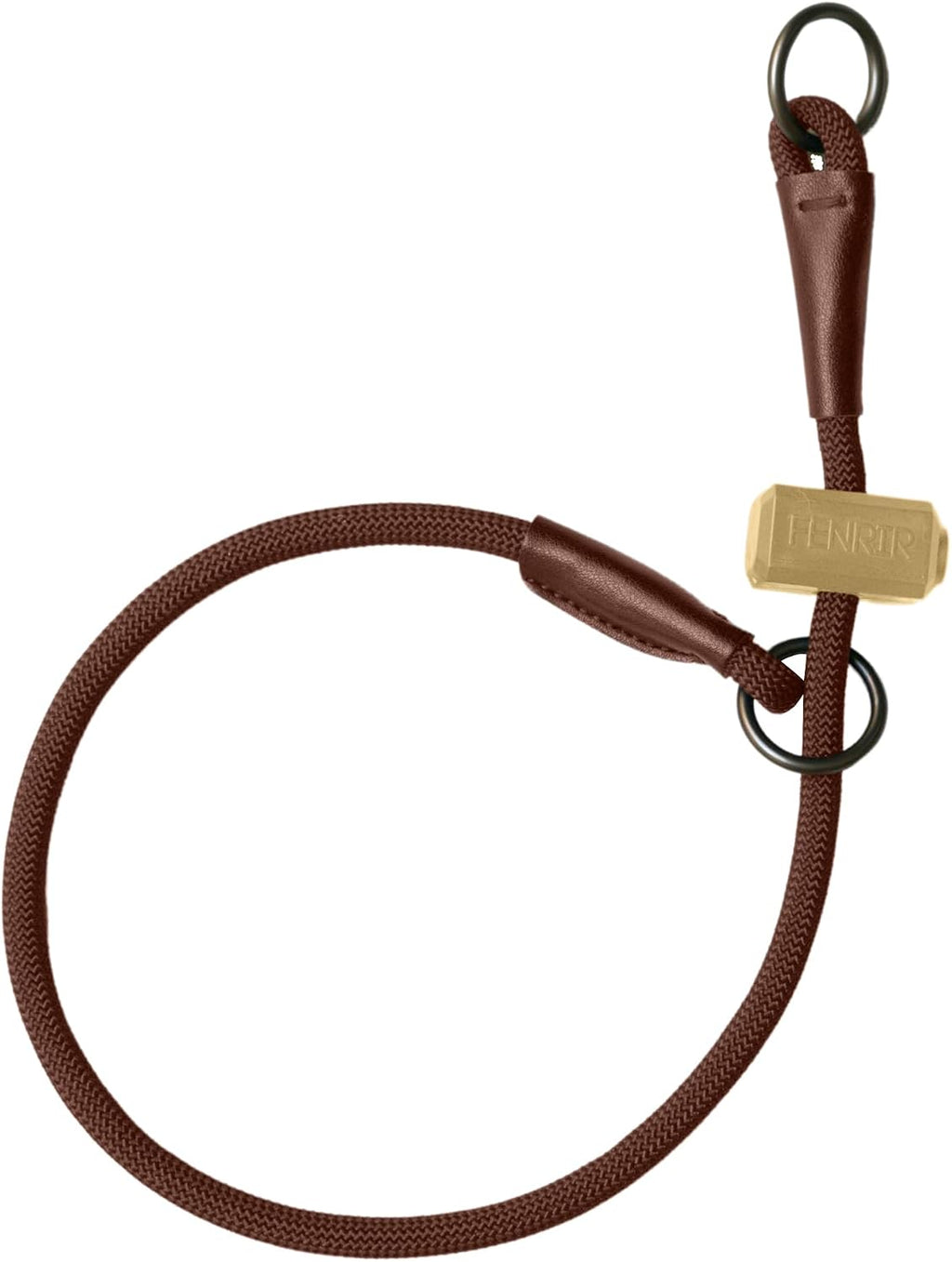 Heavy duty three millimeter steel O rings on black training collar