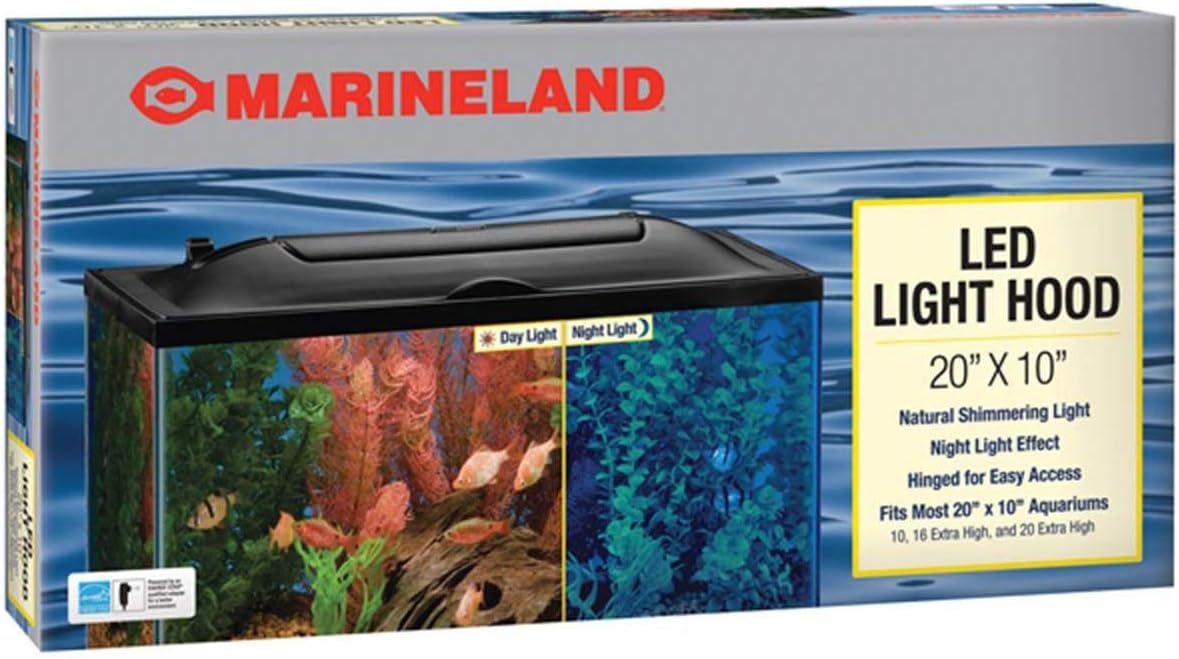 Marineland aquarium hood installed on 24x12 tank